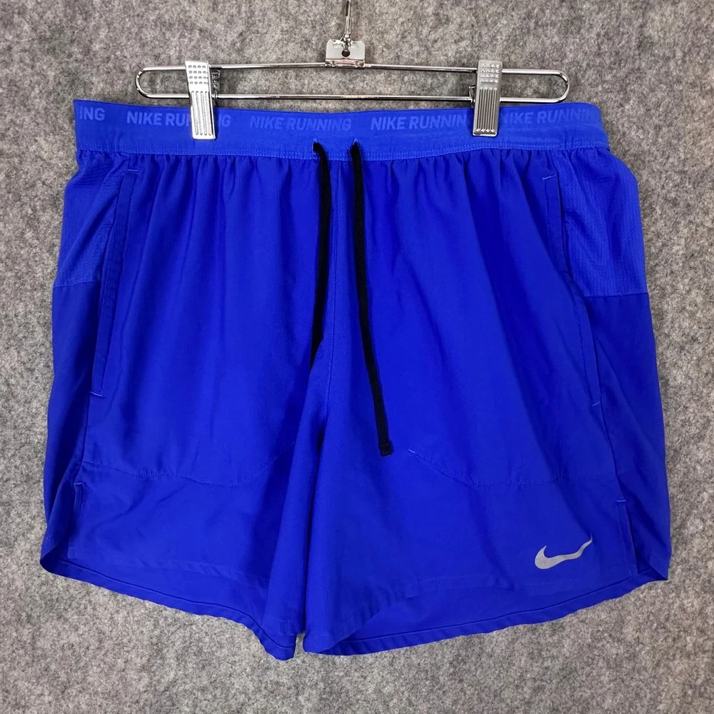 Nike Running Shorts Mens S Blue Challenger 5 Inch Inseam Lined Athletic Gym 2415